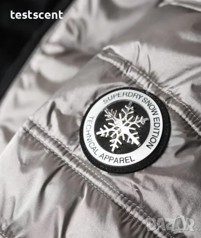 £184.99 Оригинално Superdry Snow Heritage Puffer Jacket  Silver Black – UK 16 Есенно и Зимно яке, снимка 9 - Якета - 36906816