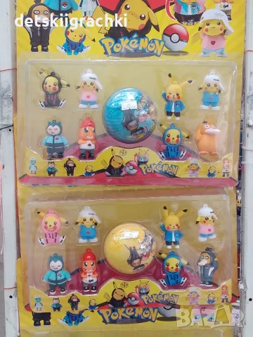 Покемон комплект с фигурки -разнообразие, снимка 8 - Фигурки - 43445674