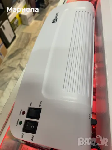 Нов Ламинатор / Ламинатор А4/ 2 нагревателни ролки, горещо и студено ламиниране, снимка 8 - Друго - 47848418