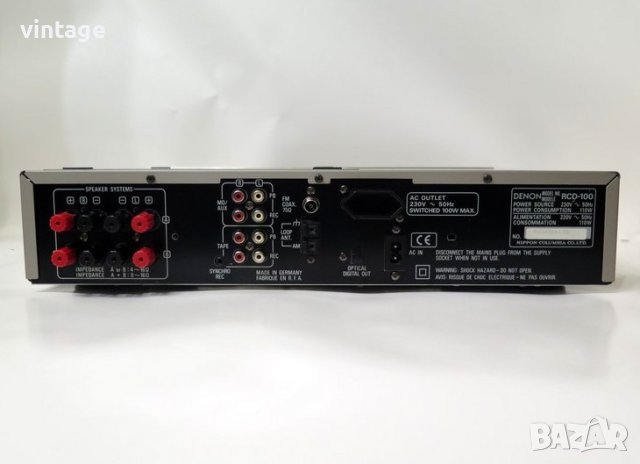 Denon RCD-100, снимка 11 - Ресийвъри, усилватели, смесителни пултове - 40409137