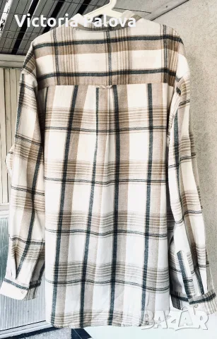 НОВА Карирана Риза Chaps Ralph Lauren | Винтидж Уникат от 90-те (Размер XL/2XL), снимка 7 - Ризи - 55967184