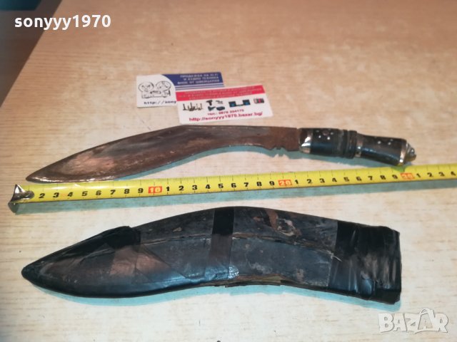 КУКРИ-СТАР КРИВ РЕТРО НОЖ С НОЖНИЦА, снимка 10 - Колекции - 30311835
