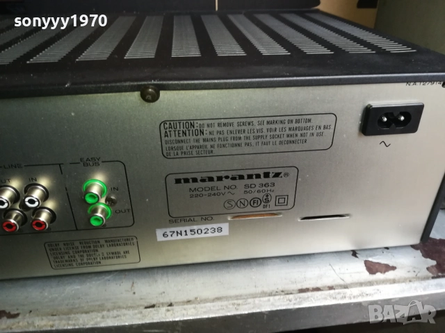MARANTZ SD363 MADE IN JAPAN-ВЧЕРА ВНОС ОТ SWISS 0711251606LCHERY2, снимка 18 - Декове - 52333705