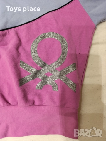 11-12г къс суичър худи Benetton , снимка 4 - Детски анцузи и суичери - 52584666
