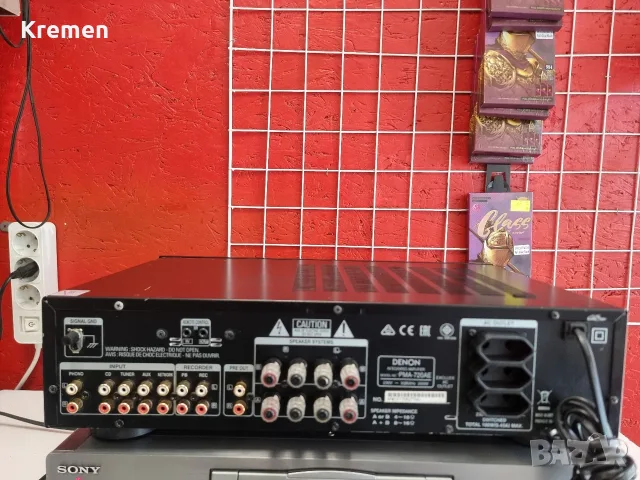 Усилвател DENON PMA-720E, снимка 6 - Ресийвъри, усилватели, смесителни пултове - 55951108