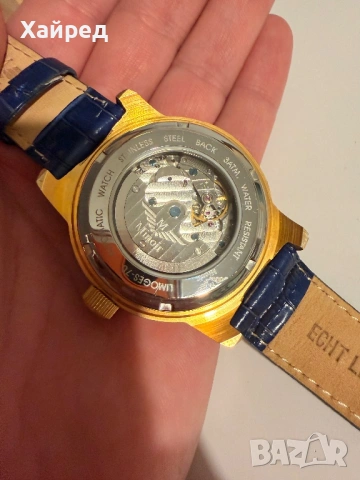 Мъжки Автоматичен Часовник Minoir, снимка 4 - Мъжки - 53978455