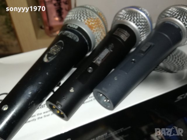 SHURE PROFI MIC X 3 GERMANY 1001221914, снимка 6 - Микрофони - 35393970