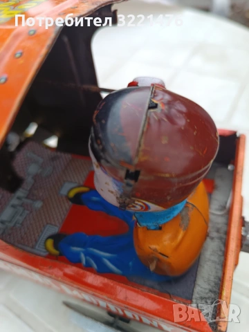 Стар ретро метален локомотив , снимка 2 - Колекции - 53898463