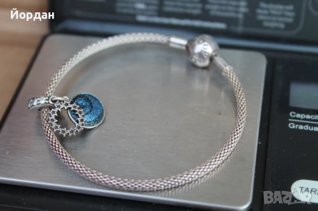 Сребърна гривна ''Pandora'' , снимка 12 - Гривни - 50619501