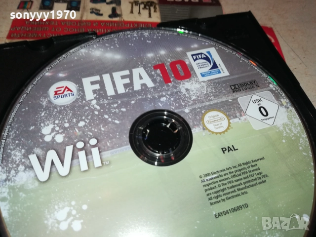NINTENDO WII FIFA 10 GAME 0211250830, снимка 5 - Игри за Nintendo - 52260863