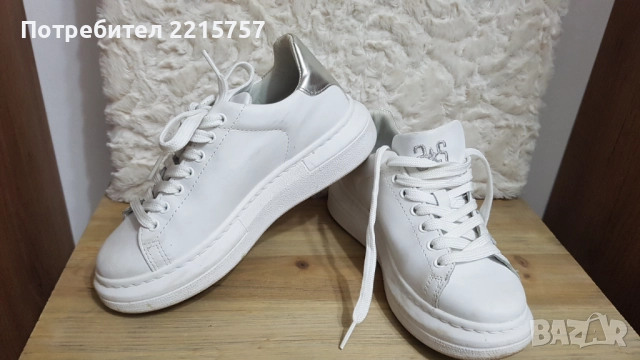 Маратонки от естествена кожа.Италия, снимка 3 - Маратонки - 51321488