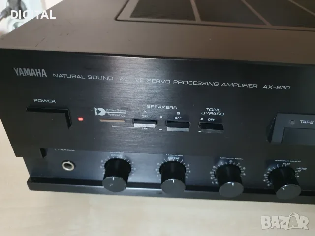Усилвател YAMAHA AX-630, снимка 3 - Ресийвъри, усилватели, смесителни пултове - 55825994