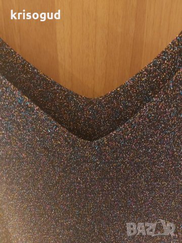 Елегантна дамска рокля RESERVED с брокат, размер: S, снимка 3 - Рокли - 35231266