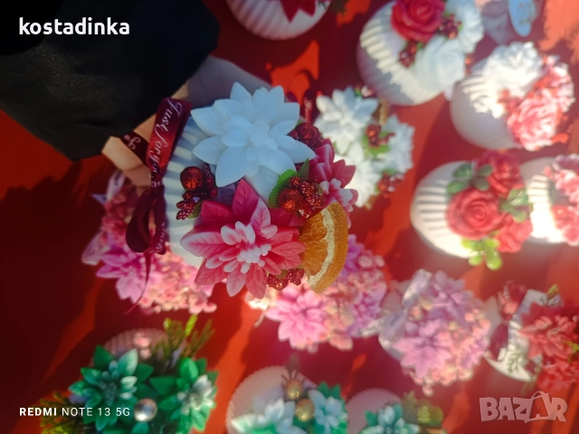 Сапунени букети , снимка 5 - Подаръци за жени - 52772190