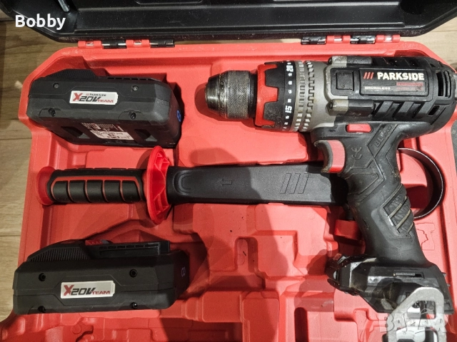 Мощен Безчетков Ударен Винтоверт PARKSIDE Performance 20V А1 - 150Nm + 2 Броя Батерии 20V 4AH