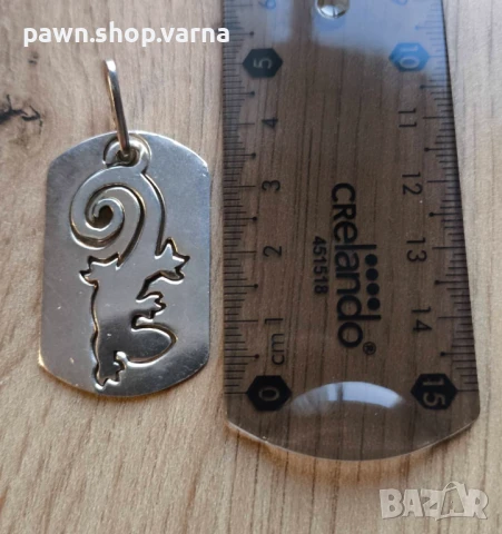 Винтидж сребърна висулка – 925 проба, снимка 5 - Колиета, медальони, синджири - 51132811