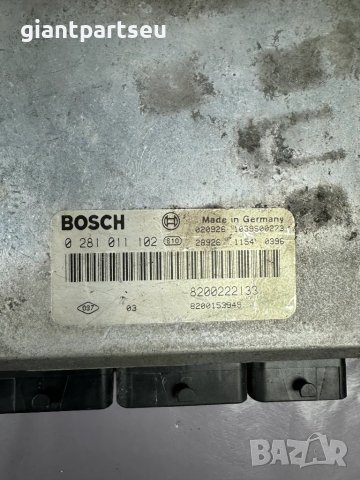 ECU Компютър Двигател RENAULT SCENIC 0281011102, снимка 2 - Части - 49266956