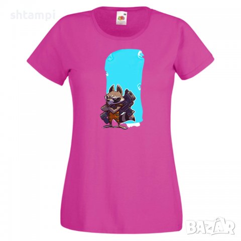 Дамска тениска Marvel Rocket Racoon 1 Игра,Изненада,Подарък,Геймър,, снимка 8 - Тениски - 36748094