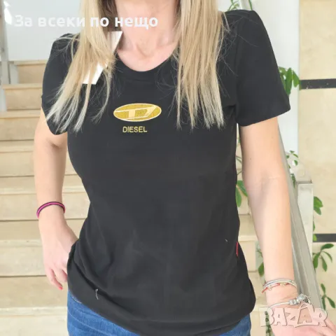 Diesel Дамска Тениска👚Дамска Блуза С Къс Ръкав Дизел - Налични Различни Цветове, снимка 2 - Тениски - 48932606