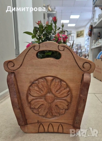 Сандъче за цветя, масив, дърворезба , снимка 5 - Декорация за дома - 53956064