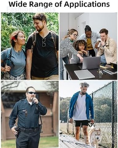 Нов 64G HYCENCY Камера за тяло 1080P Нощно Виждане 180° Ротация, снимка 7 - HD камери - 42826482