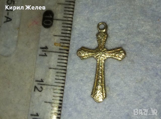 СТАРИННО ОРНАМЕНТИРАНО КЛАСИЧЕСКО СРЕБЪРНО КРЪСТЧЕ МАЙСТОРСКА РЪЧНА ИЗРАБОТКА 40086