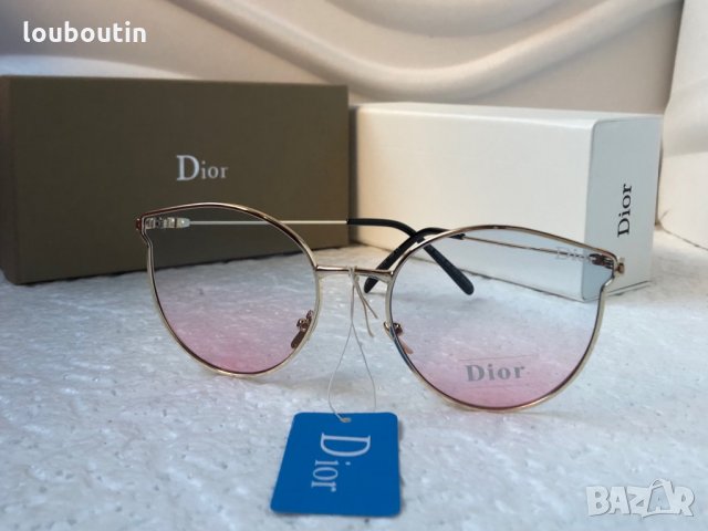 DIOR 2021 слънчеви очила тип котка UV 400 защита с лого, снимка 5 - Слънчеви и диоптрични очила - 34221463