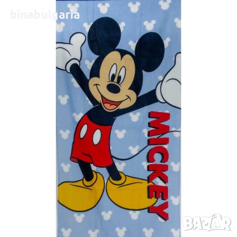 Детски кърпи за плаж или за къпане модел " Mickey Mouse ", снимка 1 - За банята - 40359813