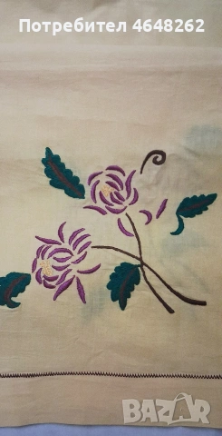 Ръчно бродирани карета върху панама, снимка 10 - Други - 54242416