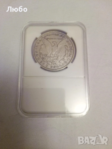 1 долар Морган 1878г сребро 900проба, снимка 2 - Нумизматика и бонистика - 52774951