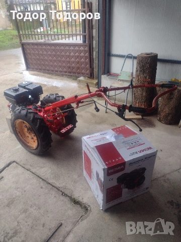 Мотоблок, мотофреза или мотокултиватор акме с фреза след основно сервизиране и нов двигател., снимка 3 - Селскостопанска техника - 54003072