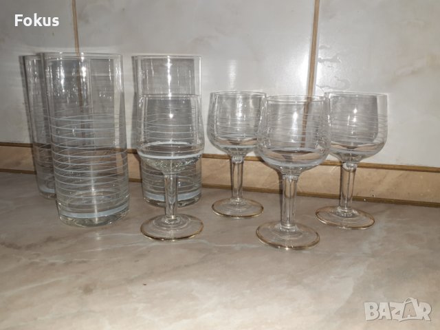 Лот чаши от стъкло, снимка 1 - Антикварни и старинни предмети - 44148903