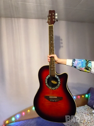 Продавам акустична китара , снимка 7 - Китари - 54240376