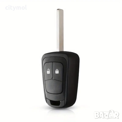 Кутийка за ключ с 2 бутона за OPEL/Vauxhall  Astra, Zafira, Insignia, с острие HU100
