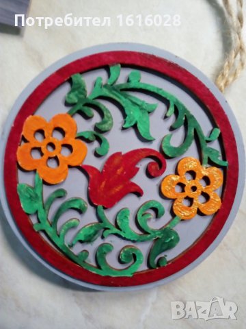 Нови дървенни Арт декорации сърца,кръгове и др, снимка 18 - Декорация за дома - 37345646