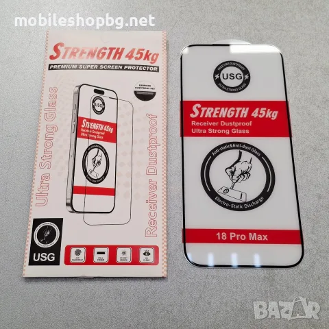 iPhone 18 Pro Max протектор, закалено стъкло, снимка 2 - Фолия, протектори - 56171075