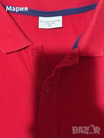 Мъжка тениска с яка U.S. POLO ASSN., снимка 4 - Тениски - 51884112