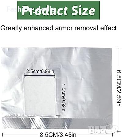Нов комплект от 200 броя фолио за нокти Маникюр Отстраняване на лак, снимка 2 - Други - 42188100