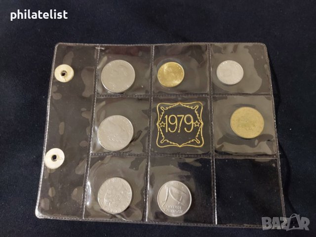 Италия 1979 - пълен комплектен сет в Лири - 7 монети, снимка 1 - Нумизматика и бонистика - 37407844