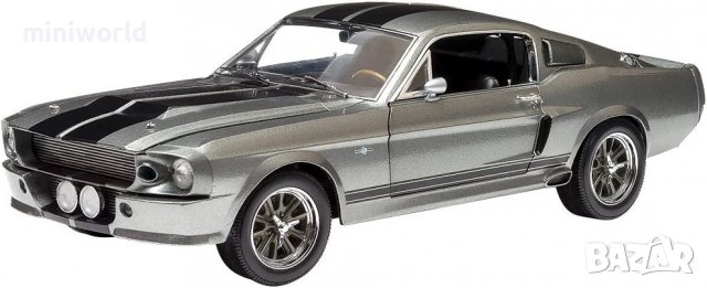 Ford Mustang Eleanor 1967 Да изчезнеш за 60 секунди - мащаб 1:18 на GreenLight моделът е нов в кутия, снимка 1 - Колекции - 38204249