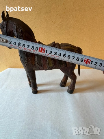 ръчно изработена фигурка на конче, снимка 5 - Антикварни и старинни предмети - 54100562