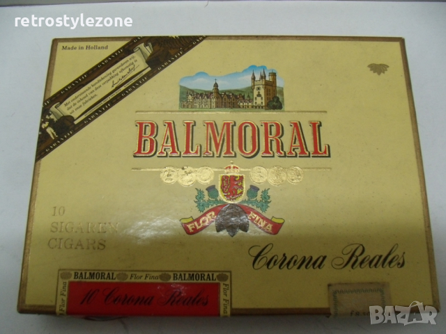 № 7439 сара картонена кутия - BALMORAL   - размер 16,5 / 12 / 2 см, снимка 2 - Други ценни предмети - 44778008
