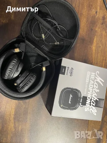 Слушалки Marshall Major II 2 Black + Калъф, снимка 2 - Слушалки и портативни колонки - 56506708