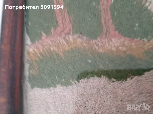 Стара картина ръчно шит пейзаж, снимка 11 - Антикварни и старинни предмети - 49737136