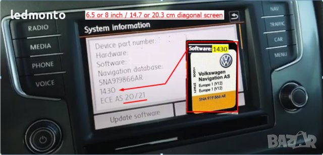 СД карта 2023 MIB2 Фолксваген навигация VW Golf 7, Jetta, Touran,Passat,Tiguan SD card map update