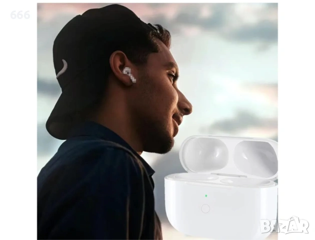 Калъф за безжично зареждане, съвместим с AirPods Pro 1 и Pro 2, бутон за синхронизиране, снимка 7 - Друга електроника - 54202644