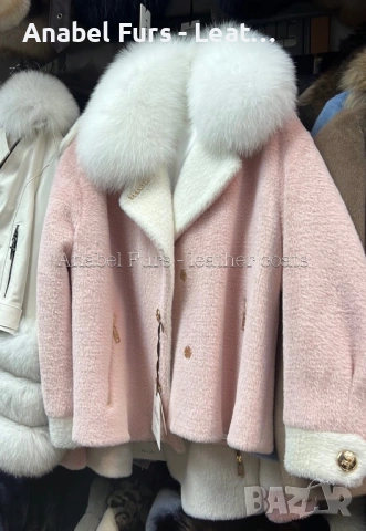 Нова колекция кожени якенца ✨❤️  Естествена кожа и естествен косъм ✅ Налични размери от S до 5XL ❗️, снимка 15 - Якета - 53036686