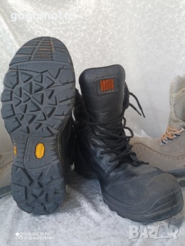 кубинки работни Ergos® Montana 3 Black Leather Composite Safety BOOTS ,100% естествена кожа, снимка 3 - Други - 42758014