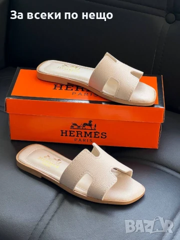 Hermes Дамски Чехли Хермес - 3 Налични Цвята Код E546, снимка 4 - Чехли - 50803681