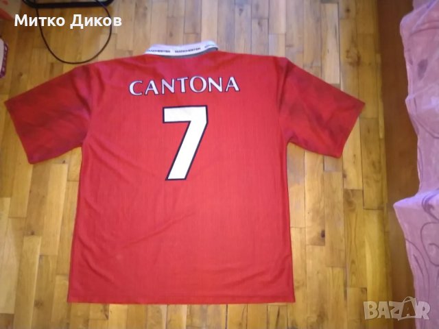 Манчестър Юнайтед ретро реплика на тениска от 1995г.№7 Ерик Кантона размер ХЛ, снимка 13 - Футбол - 48104017